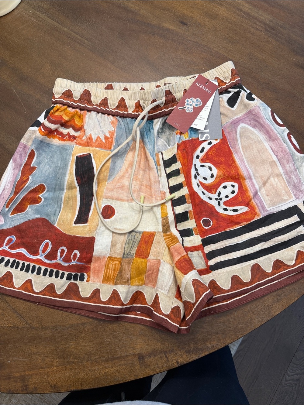 Alemais Multicolor Abstract Printed Women’s Shorts